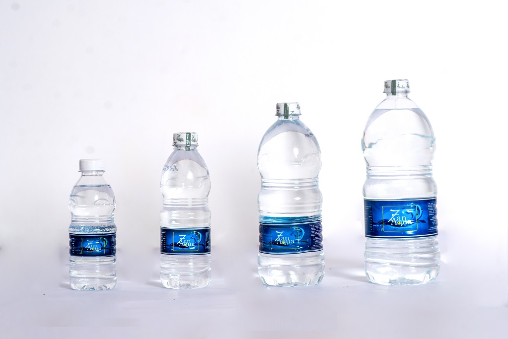 Zan Aqua bottled water by Zainab Bottlers